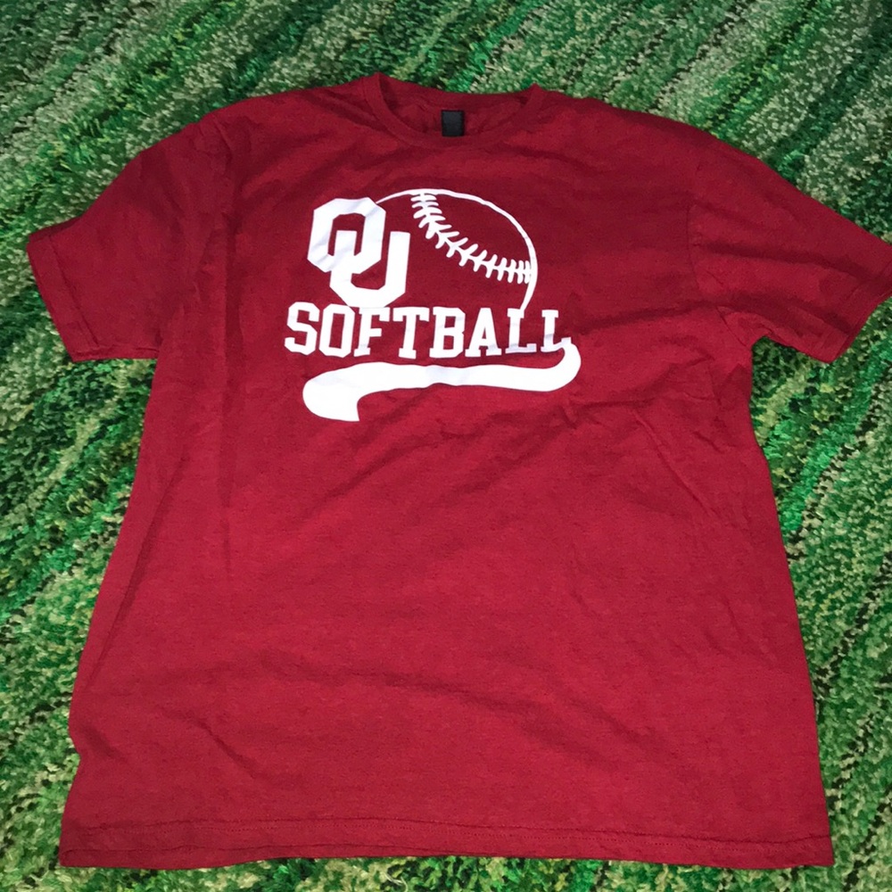 OU Softball Graphic T-Shirt - Red
